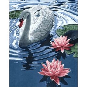 WD241 Princess Swan 38x41 cm