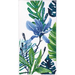 M748 Blue flower 20x40 cm