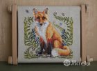 SK144b The Fox 20x20 cm