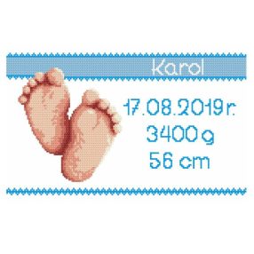 Z8971-02 Babaköszöntő - fiú 30x20 cm