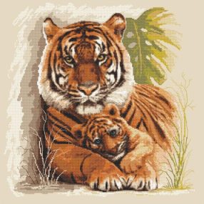 Z10183 Tigers 40x40 cm