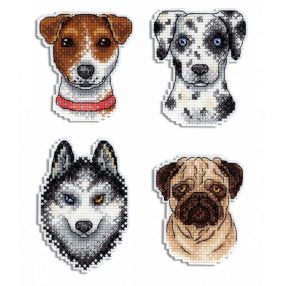 SR409 Who Said Woof? Magnets 9x6 cm