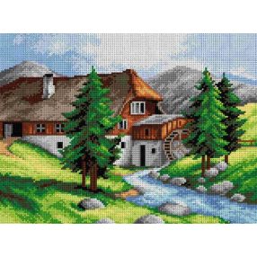 2314J Vízimalom 30x40 cm