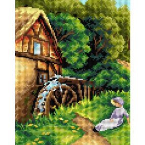 2718H Vízimalom 24x30 cm