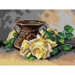 2881F Fehér rózsa 18x24 cm