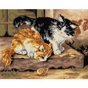   2913H Alfred B. de Neuville-Meglepetés- Cicák és csiga 24x30 cm