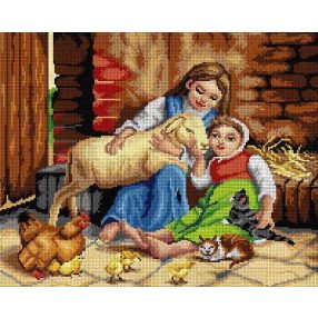 2940M Az istállóban 40x50 cm