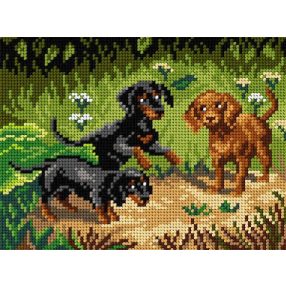 2965F Josef Sperlich - Tacskók 18x24 cm