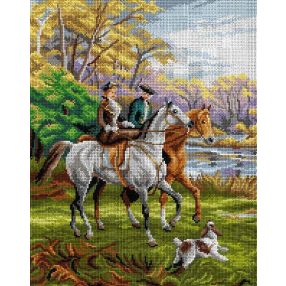 3041M Heywood Hardy - Kilovagolás reggel 40x50 cm