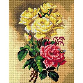 3001H Paul de Longpre - Rózsák 24x30 cm
