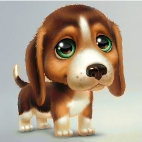 WD2372 Loyal Friend 20x20 cm