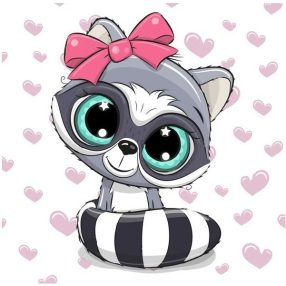 WD2357 Curious Laura 20x20 cm
