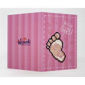 WC0437 Its a Girl 10x14 cm