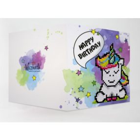 WC0293 Happy Birthday (Unicorn) 10x14 cm