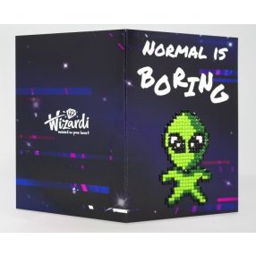 WC0273 Normal is Boring 10x14 cm