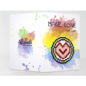 WC0205 Make Love, not War 10x14 cm