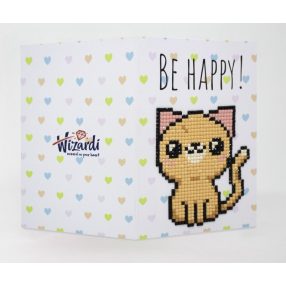 WC0109 Be Happy 10x14 cm