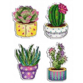 SR419 Cactuses. Magnets 8x6 cm