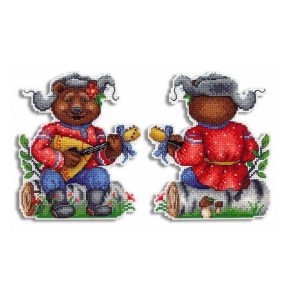 SR415 Cheerful Bear 15x12 cm