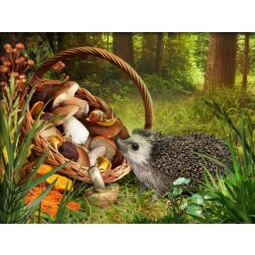 AZ1760 Hedgehog in the Forest 40x30 cm