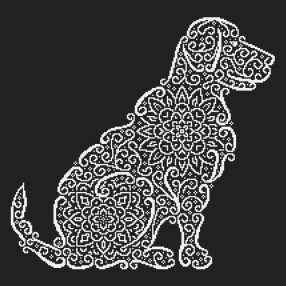 Z8981 Lace labrador 40x40 cm