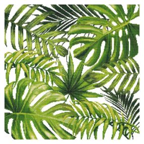 Z8979 Exotic leaves 40x40 cm