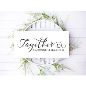 118 Together is a wonderful place to be 