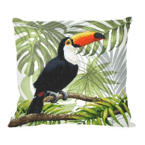 ZU8978-01 Toucan in the tropics 40x40 cm