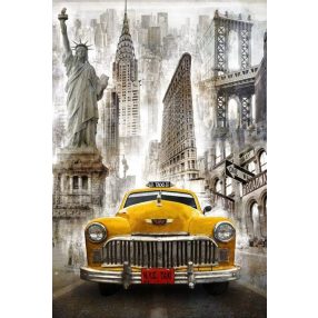 WD2385 New York taxi 68x100 cm
