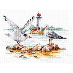 3-30 Seagulls 19x14 cm