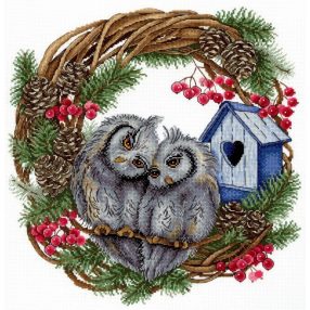 SNV712 Owl Devotion  30x28 cm