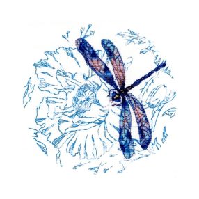 m70023 Dance of dragonflies 21x21 cm