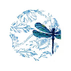 m70024 Dance of dragonflies 21x21 cm