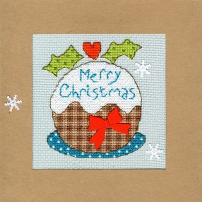 xmas16 Snowy Pudding 10x10 cm