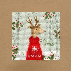 xmas12 Xmas Deer 10x10 cm