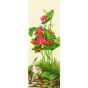 SANK-32 Chinese Motifs. Lotuses 17,5x45 cm