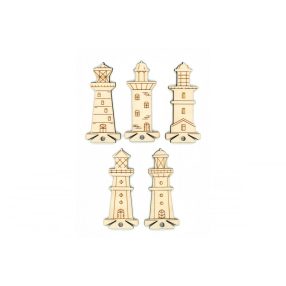 OR061 Világítótorony fonaltartó (10 db) 3,5x8 cm