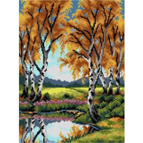 3163J Őszi erdő 30x40 cm