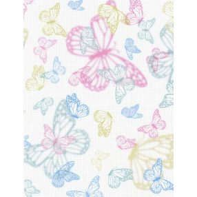 skd14-142 Festett aida vászon 14ct 30x40 cm