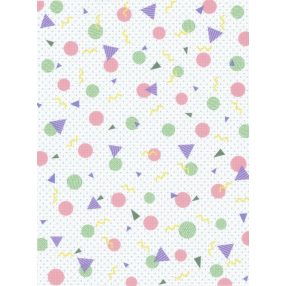 skd14-134 Festett aida vászon 14ct 30x40 cm