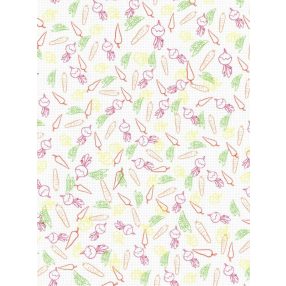 skd14-122 Festett aida vászon 14ct 30x40 cm