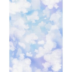 skd14-102 Festett aida vászon 14ct 30x40 cm