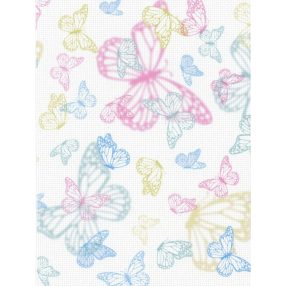 skd-142 Festett aida vászon 18ct 40x30 cm