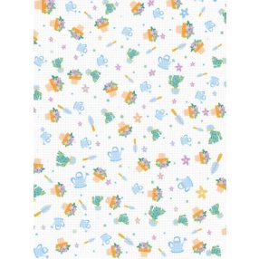 skd-124 Festett aida vászon 18ct 40x30 cm