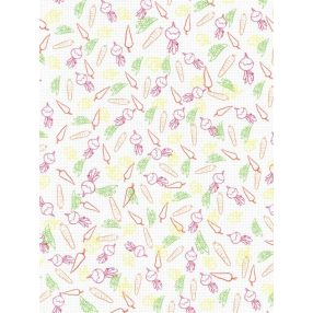 skd-122 Festett aida vászon 18ct 40x30 cm