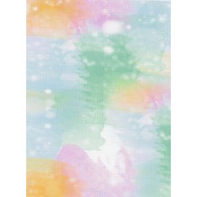 skd-082 Festett aida vászon 18ct 40x30 cm