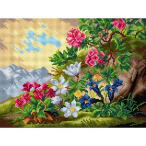 3138J Joseph Schuster-Hegyi virágok 30x40 cm