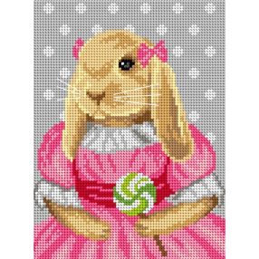 3081F Nyuszilány 18x24 cm