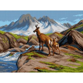 3079J Rosa Bonheur C.-Anya és gyereke 30x40 cm