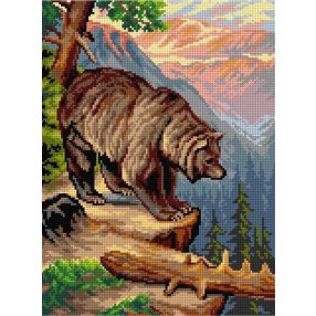 3054J Robert Atkinson F.-Öreg grizzly 30x40 cm